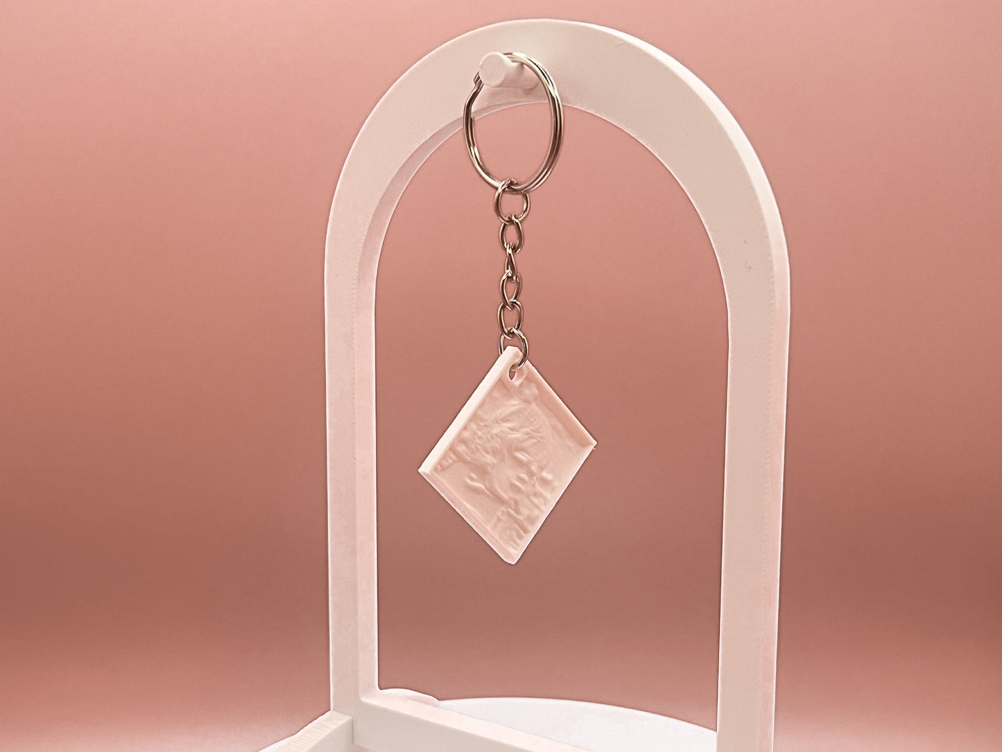 Lithophane Sleutelhanger Vierkant