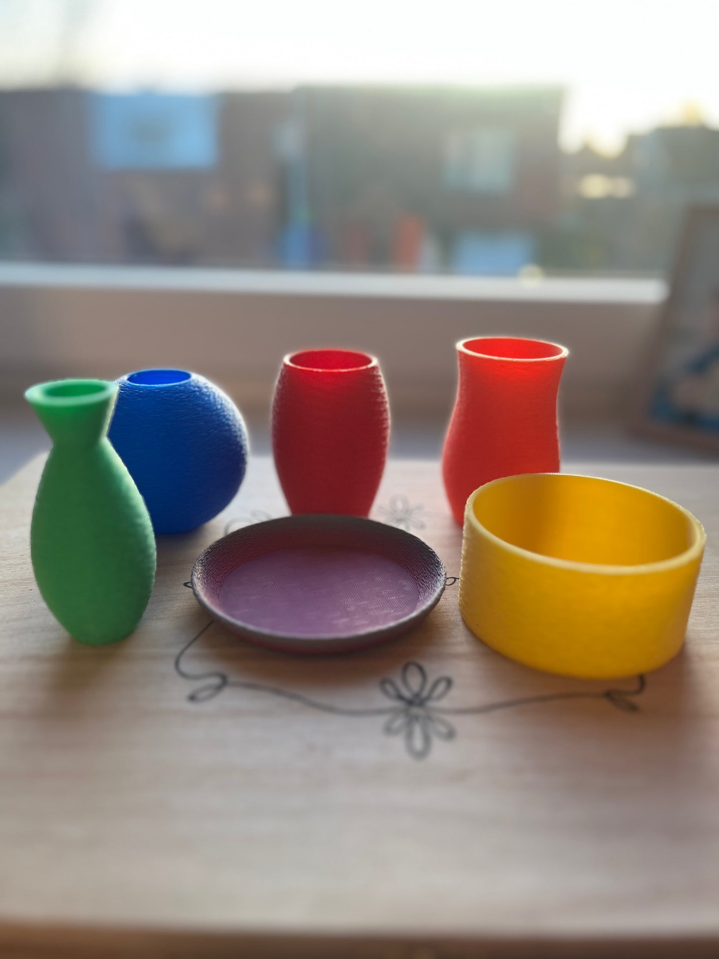 Sensorisch spel - Set potjes (Open-Ended Play)