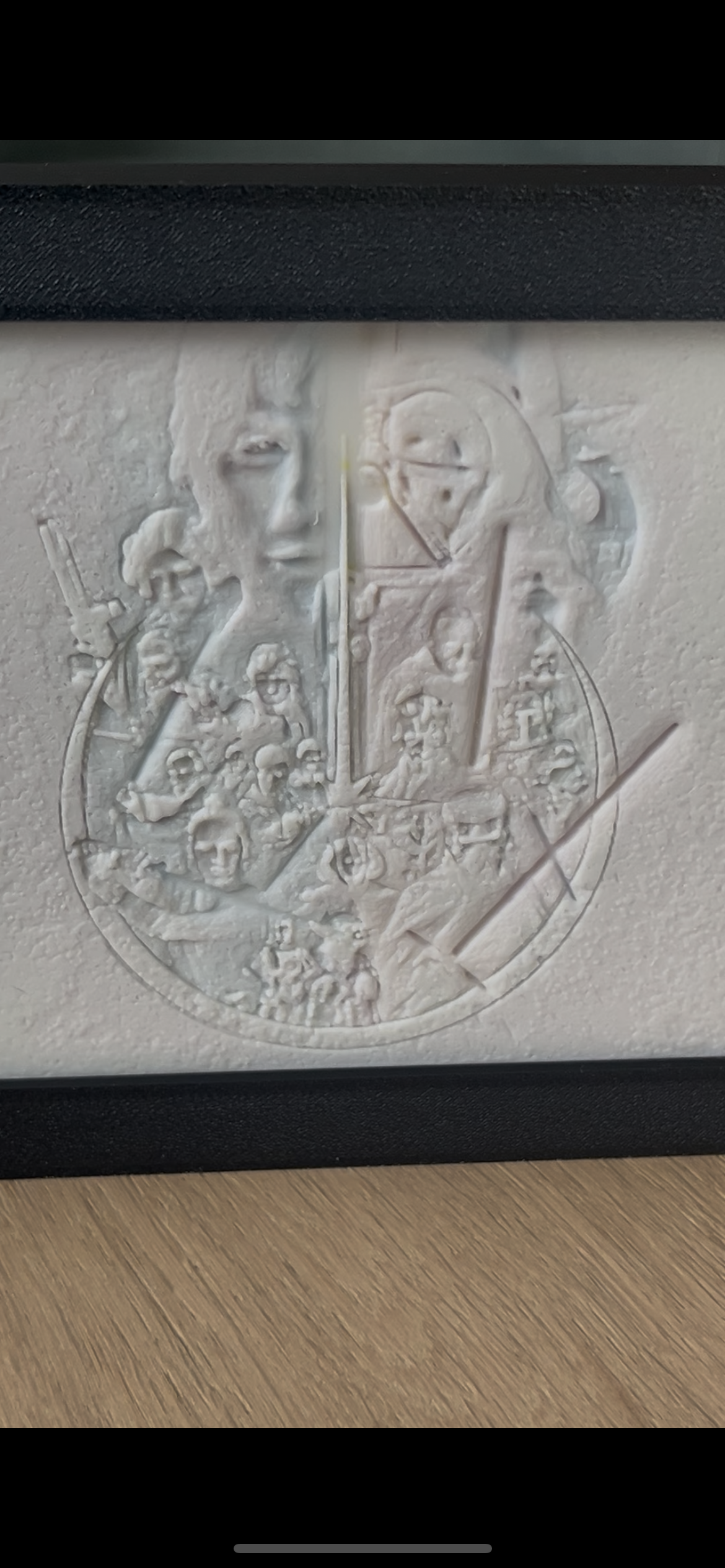 Mono of Kleuren Lithophane in verlichte kader – laat jouw herinnering stralen, dag en nacht