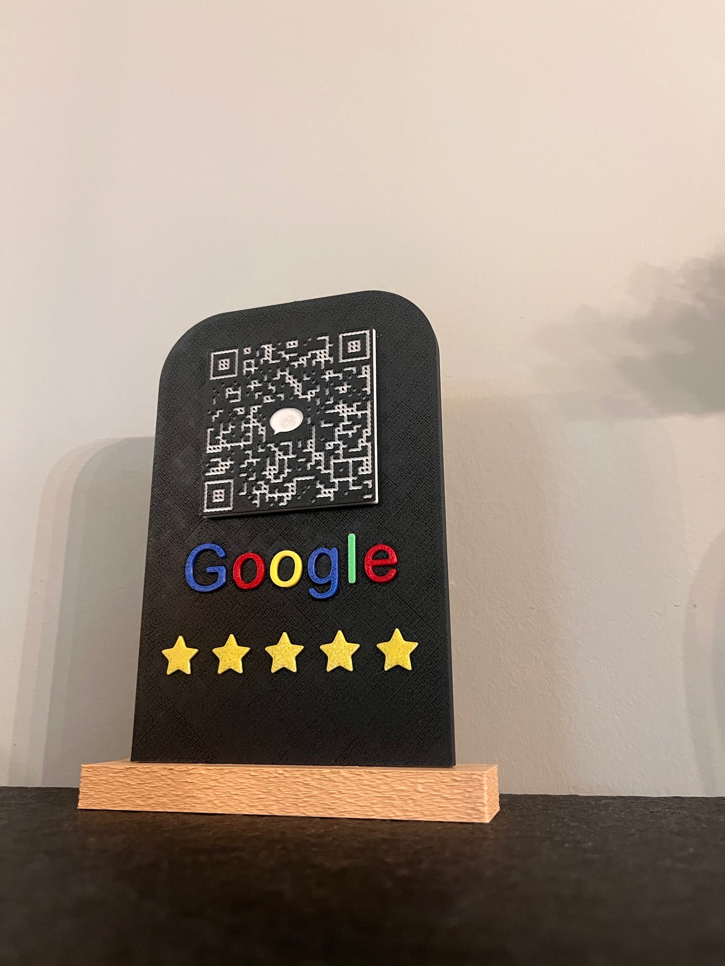 QR-bordje – Google Reviews (gepersonaliseerd)