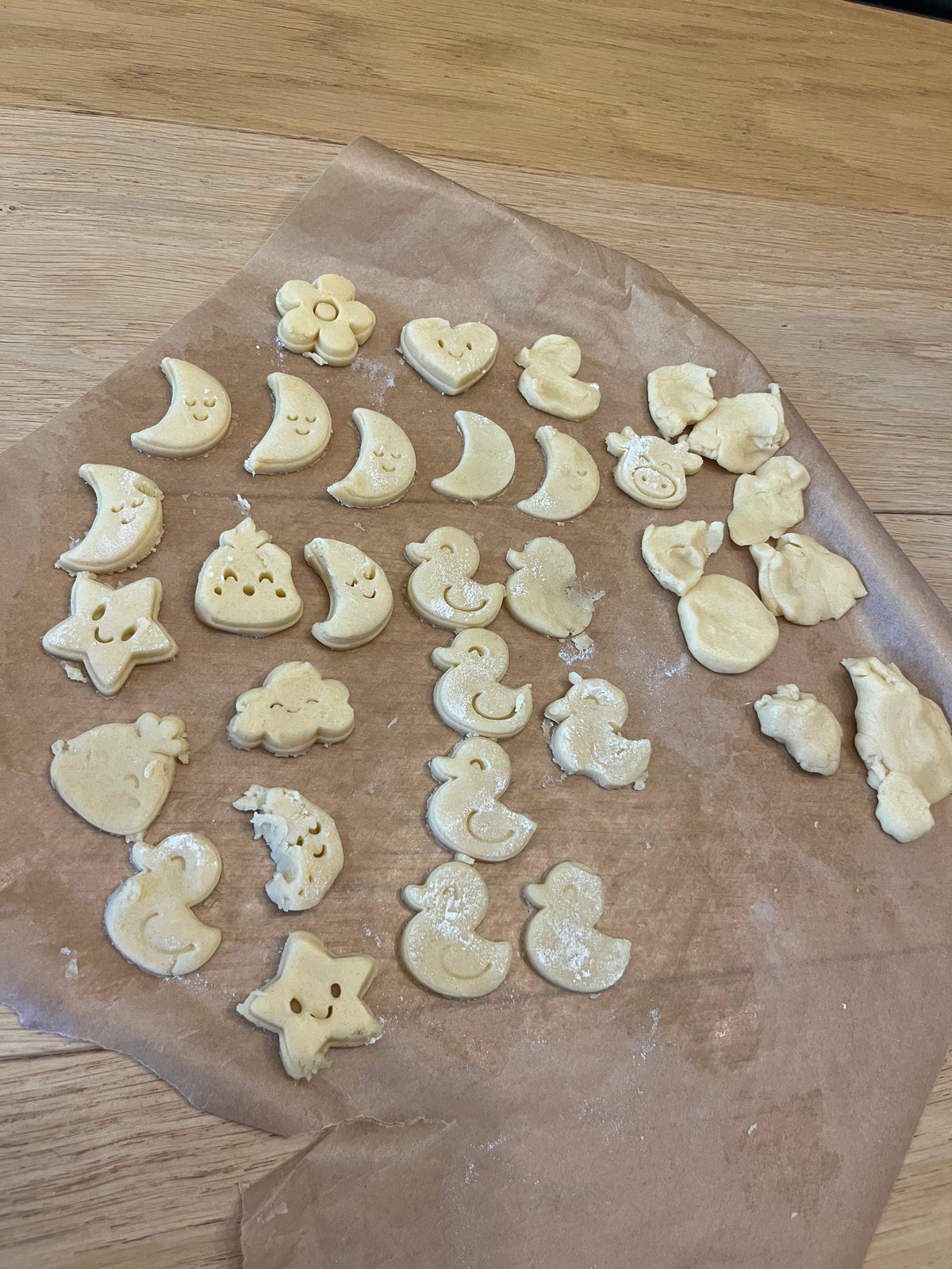 Uitsteekvormpjes voor koekjes & plasticine – verschillende sets | 40 mm