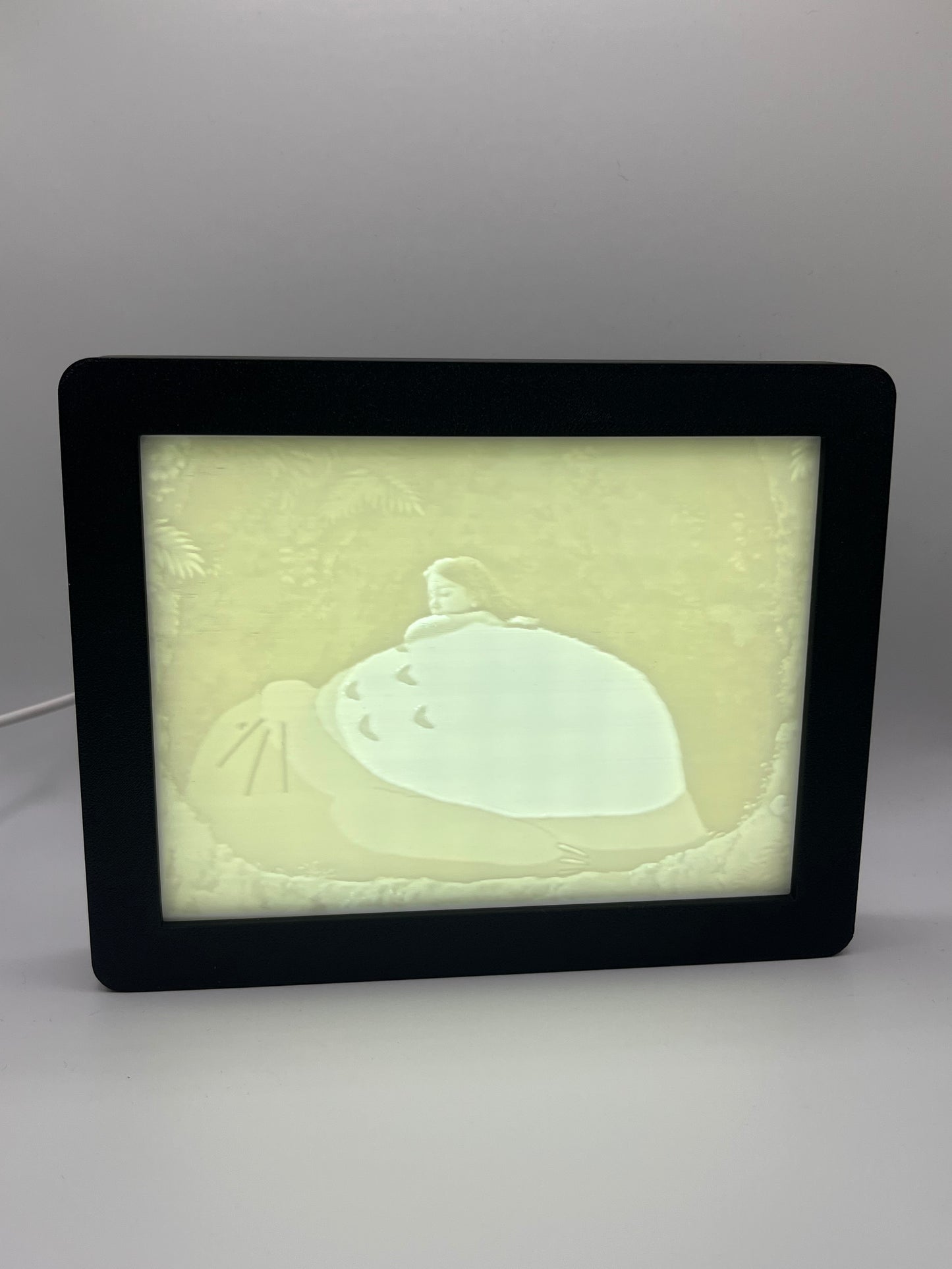 Lithophane in verlichte kader – laat jouw herinnering stralen, dag en nacht
