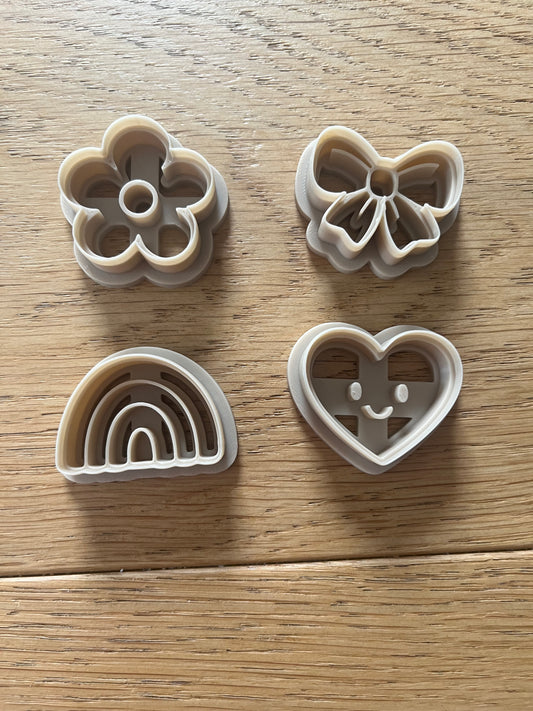 Uitsteekvormpjes voor koekjes & plasticine – verschillende sets | 40 mm