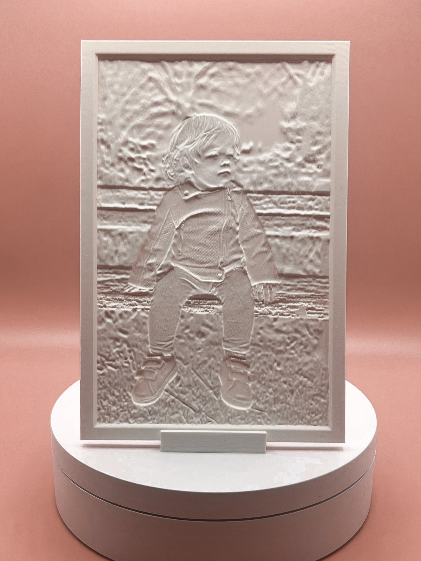 Persoonlijke Lithophane (10 × 13 cm) – Met Houder & LED-verlichting