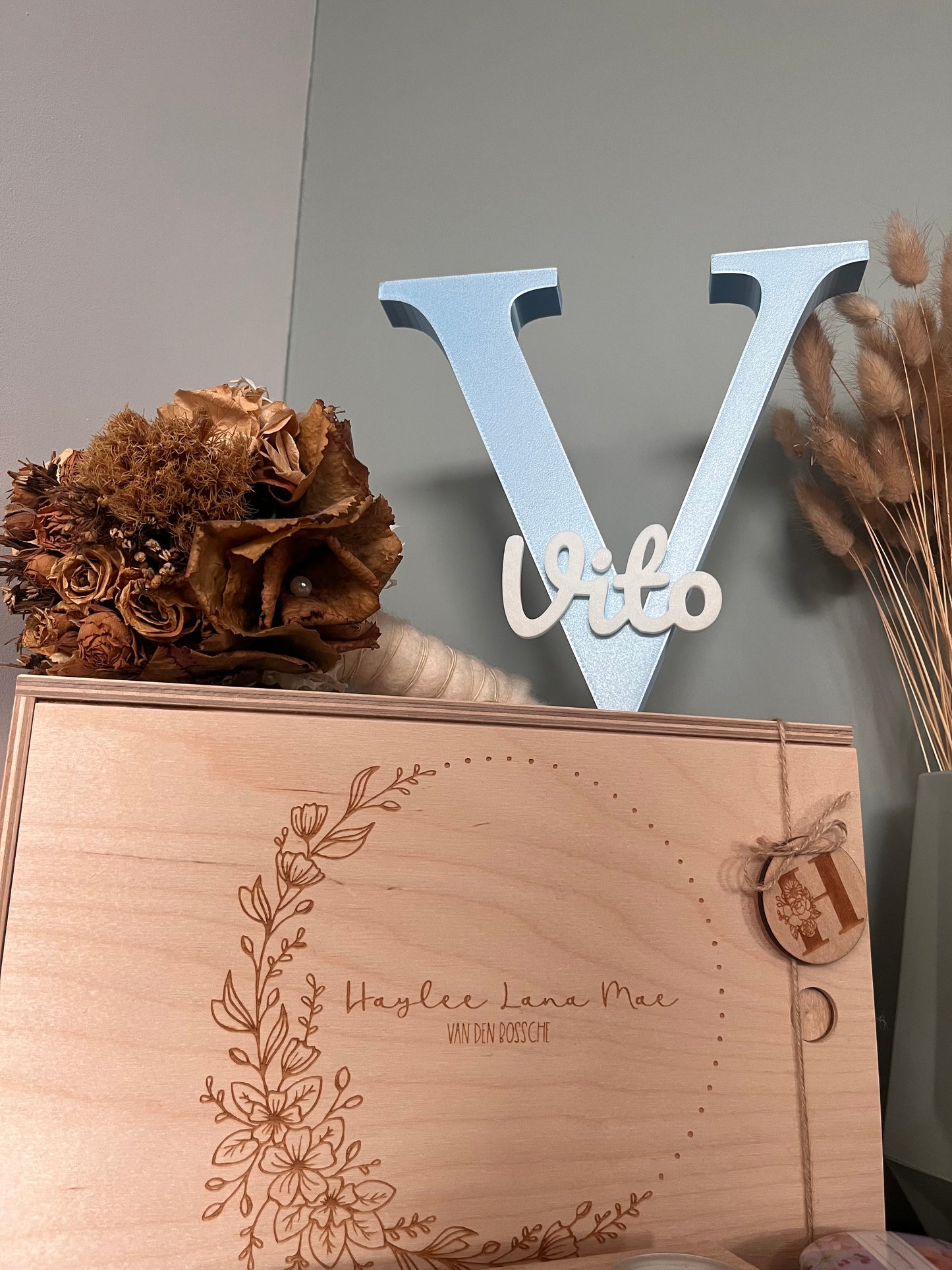 Decoratieve Naamletter (staand)