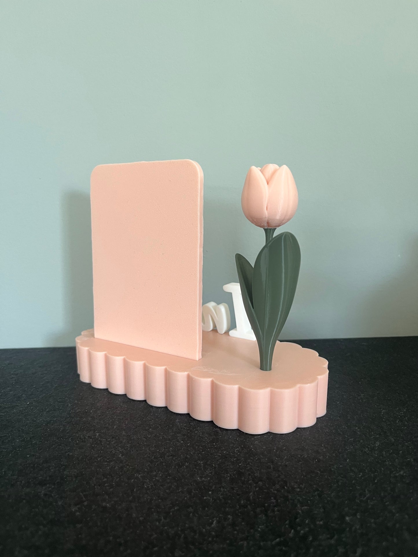 Gepersonaliseerde Juf Bedanking met Tulp & Naam | Uniek Eindejaarscadeau voor de Liefste Juf