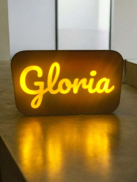 Light Box Gepersonaliseerd