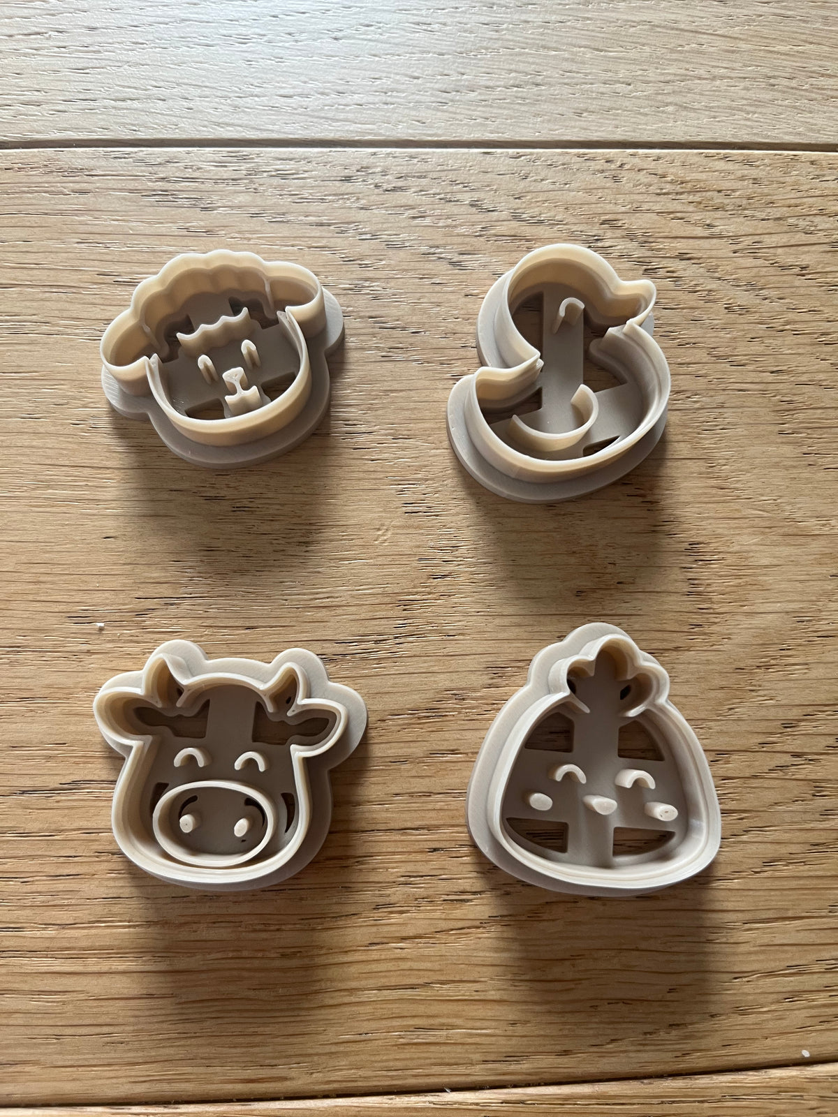 Uitsteekvormpjes voor koekjes & plasticine – verschillende sets | 40 mm