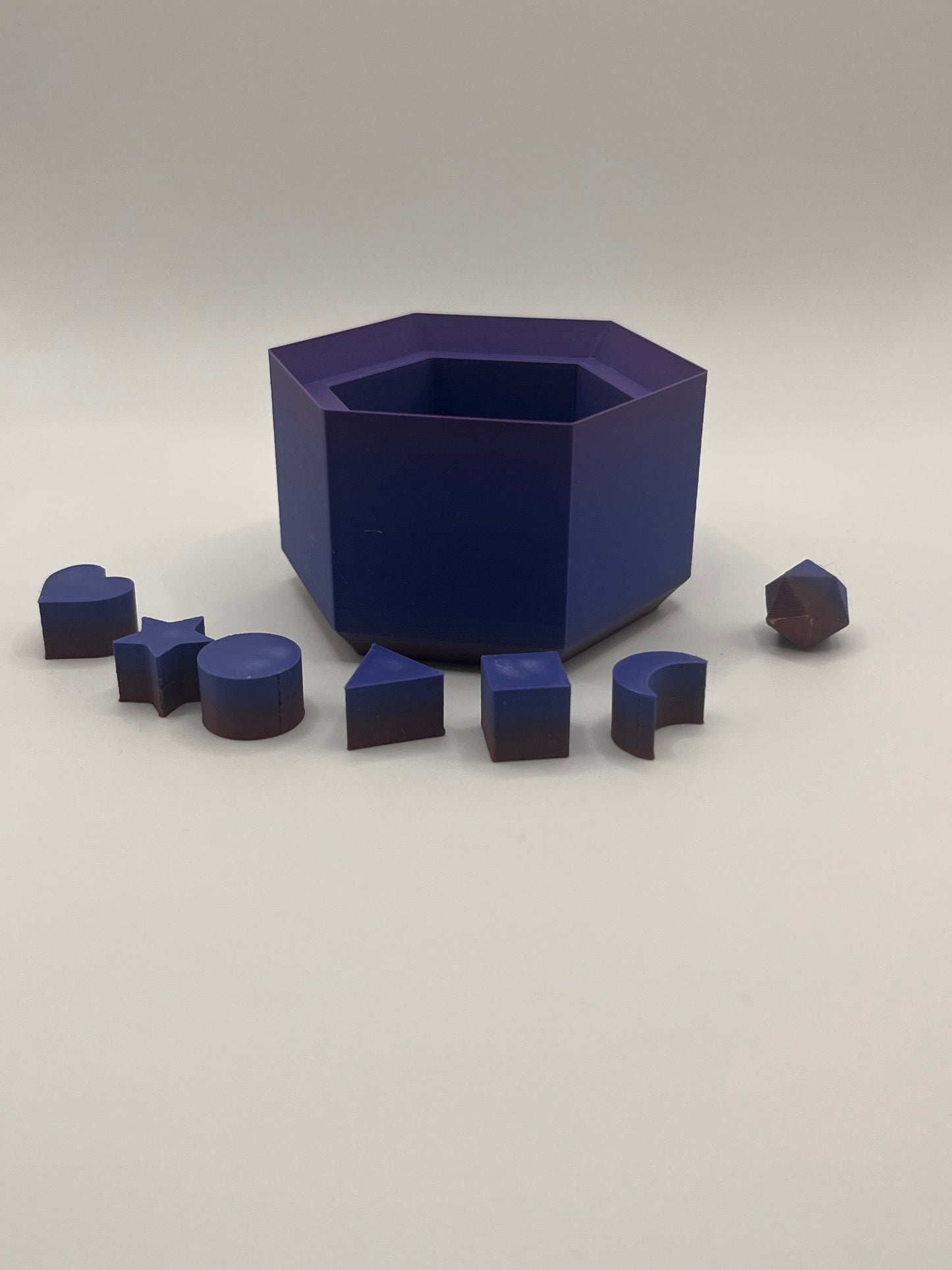 Stapelbare Potjes voor Sensorisch Spel – met Vormpjes & Pincet (vanaf 4 stuks)