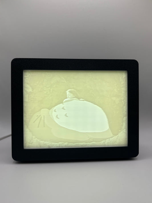 Lithophane in verlichte kader – laat jouw herinnering stralen, dag en nacht