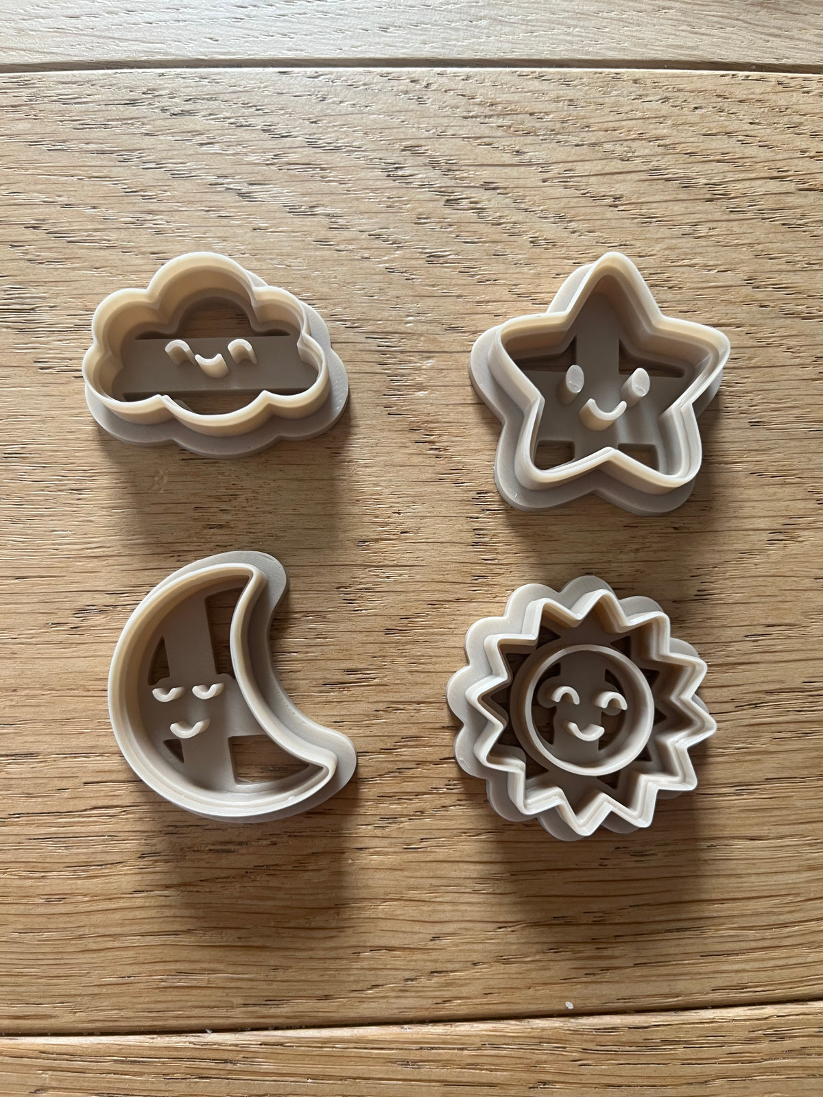 Uitsteekvormpjes voor koekjes & plasticine – verschillende sets | 40 mm