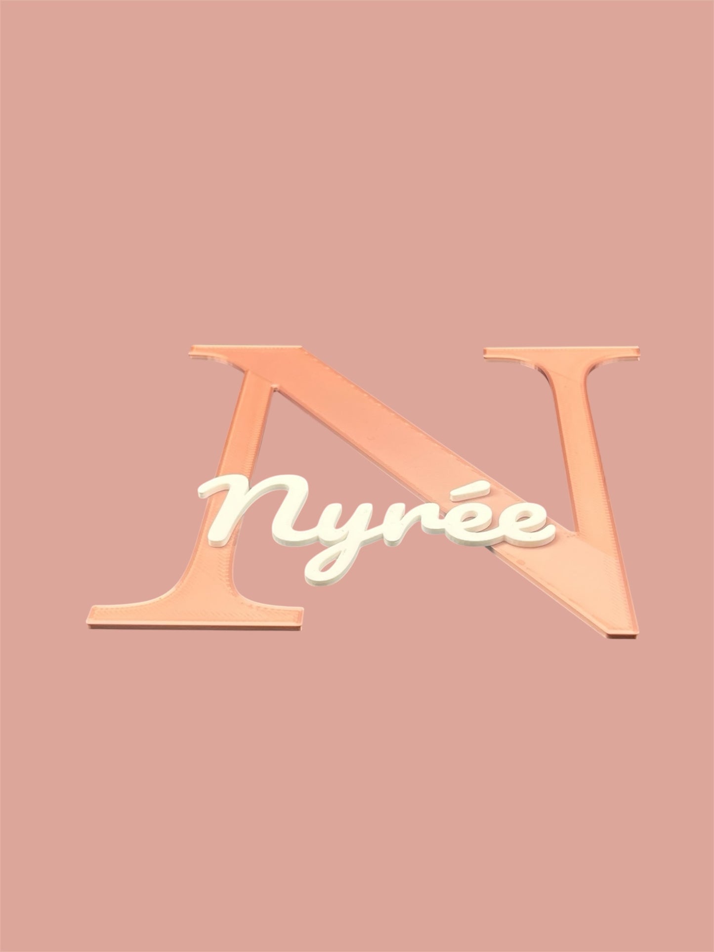 Decoratieve Naamletter (op te hangen)