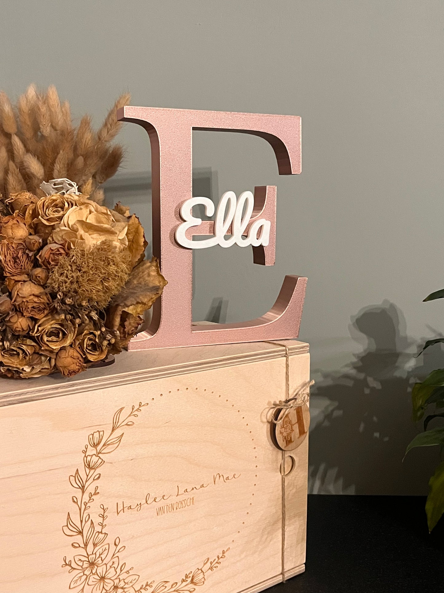 Decoratieve Naamletter (staand)