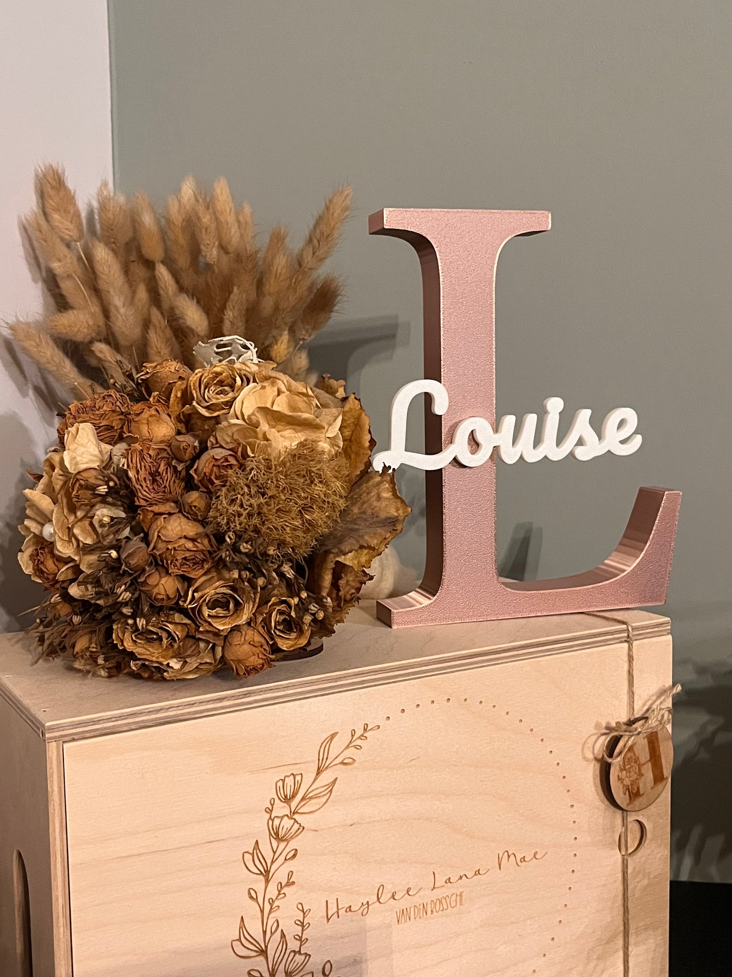 Decoratieve Naamletter (staand)