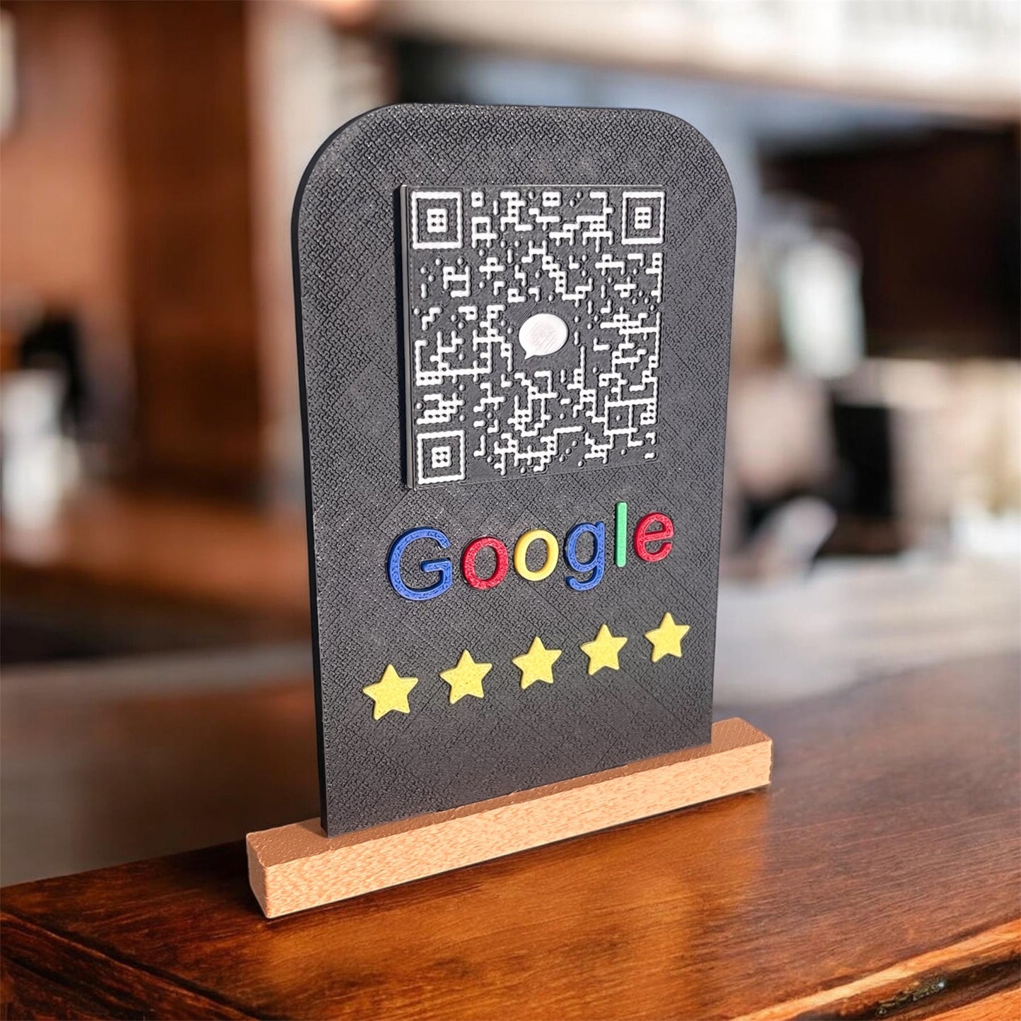 QR-bordje – Google Reviews (gepersonaliseerd)