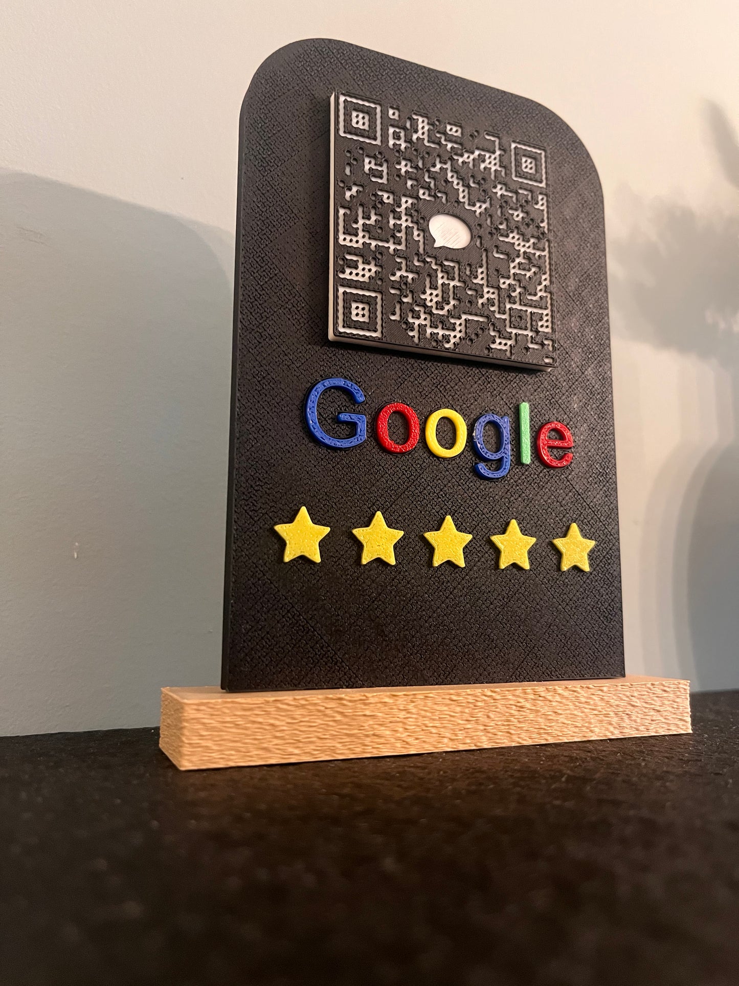 QR-bordje – Google Reviews (gepersonaliseerd)
